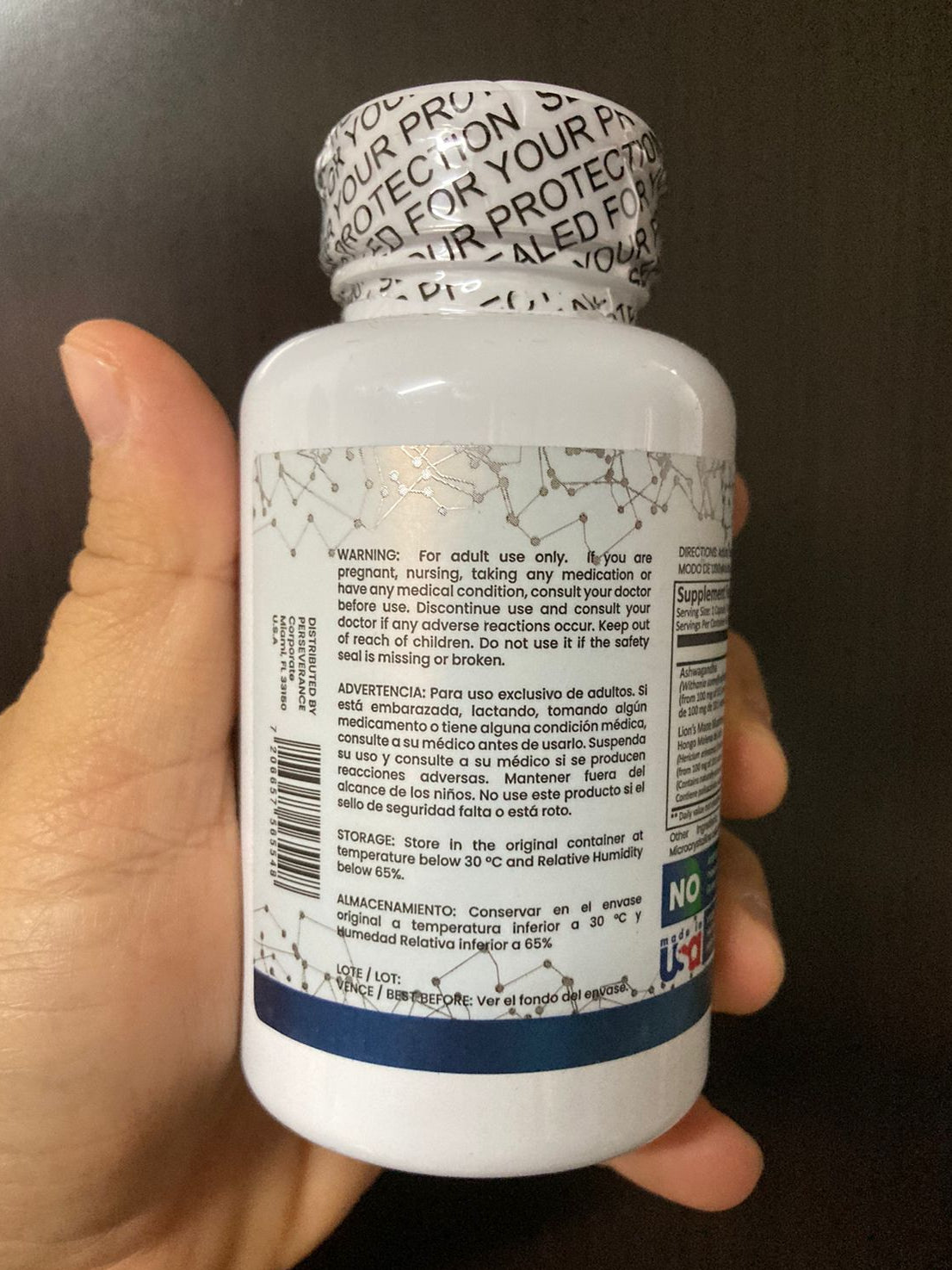Ashwagandha + Melena de León - 60 cápsulas