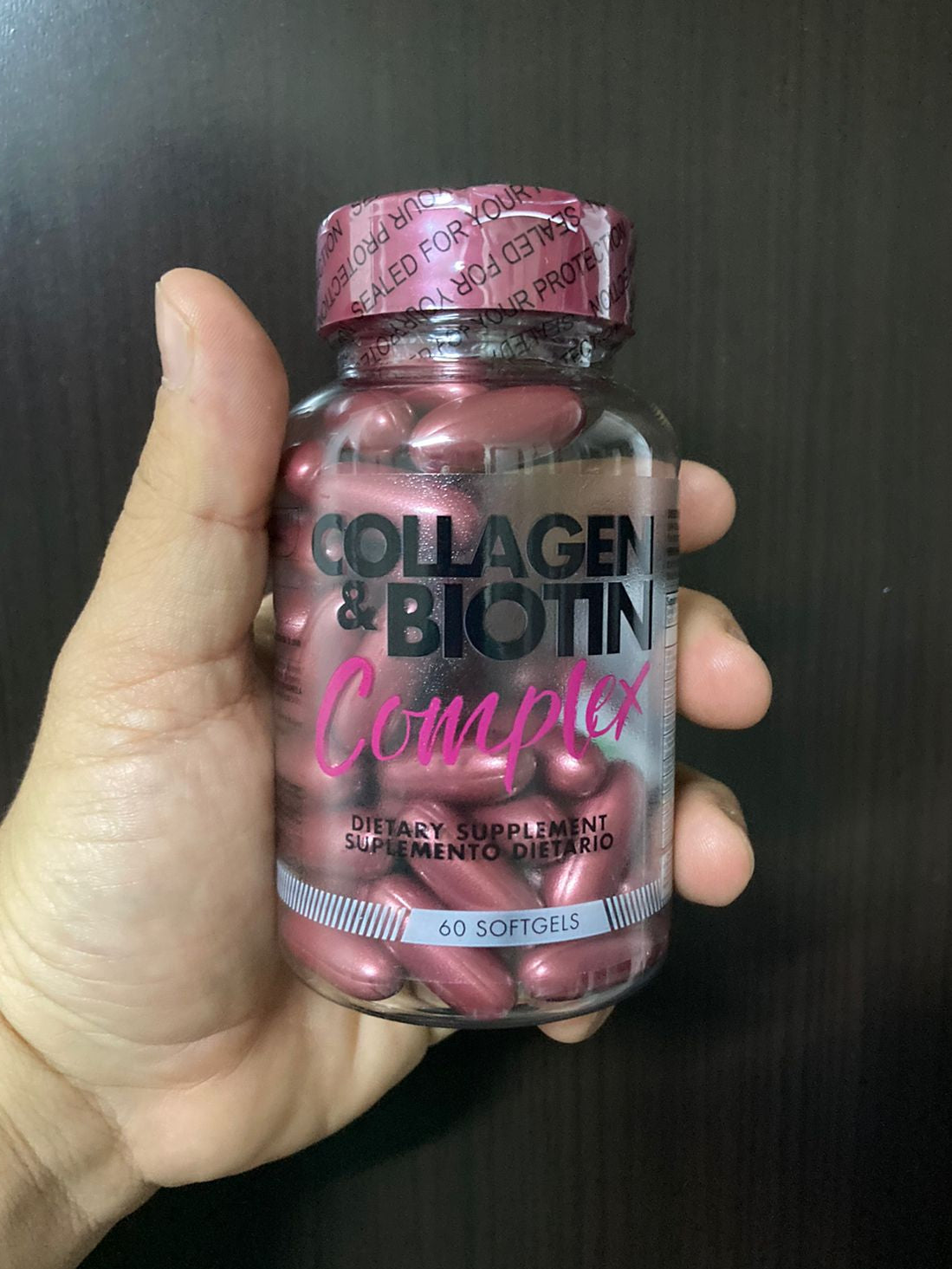 Collagen Powder + Biotina - 60 cápsulas blandas