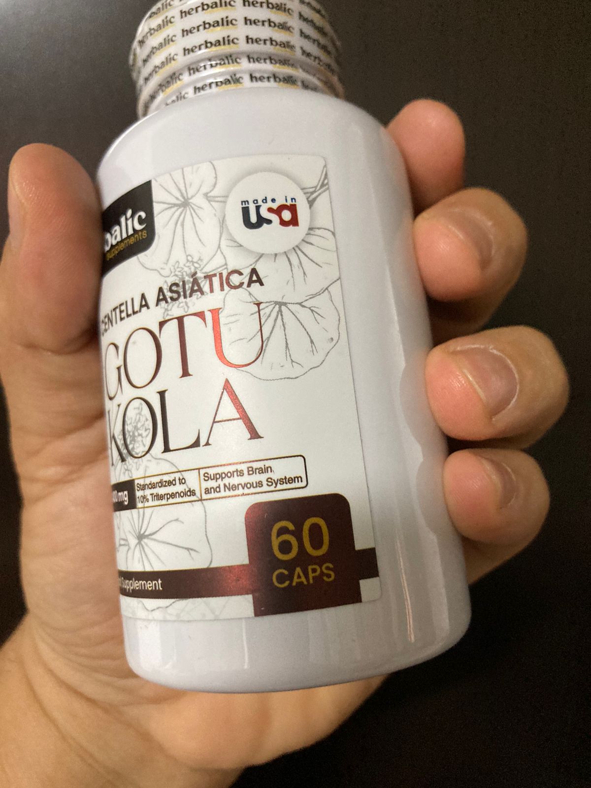 Gotu Kola (Centella Asiática) - 60 cápsulas
