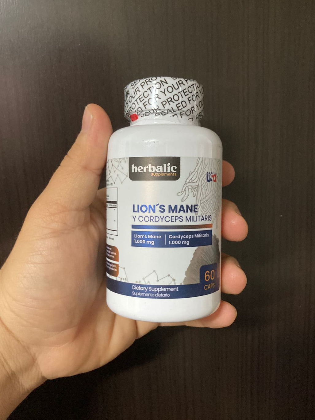 Melena de León y Cordyceps Militaris - 60 capsulas