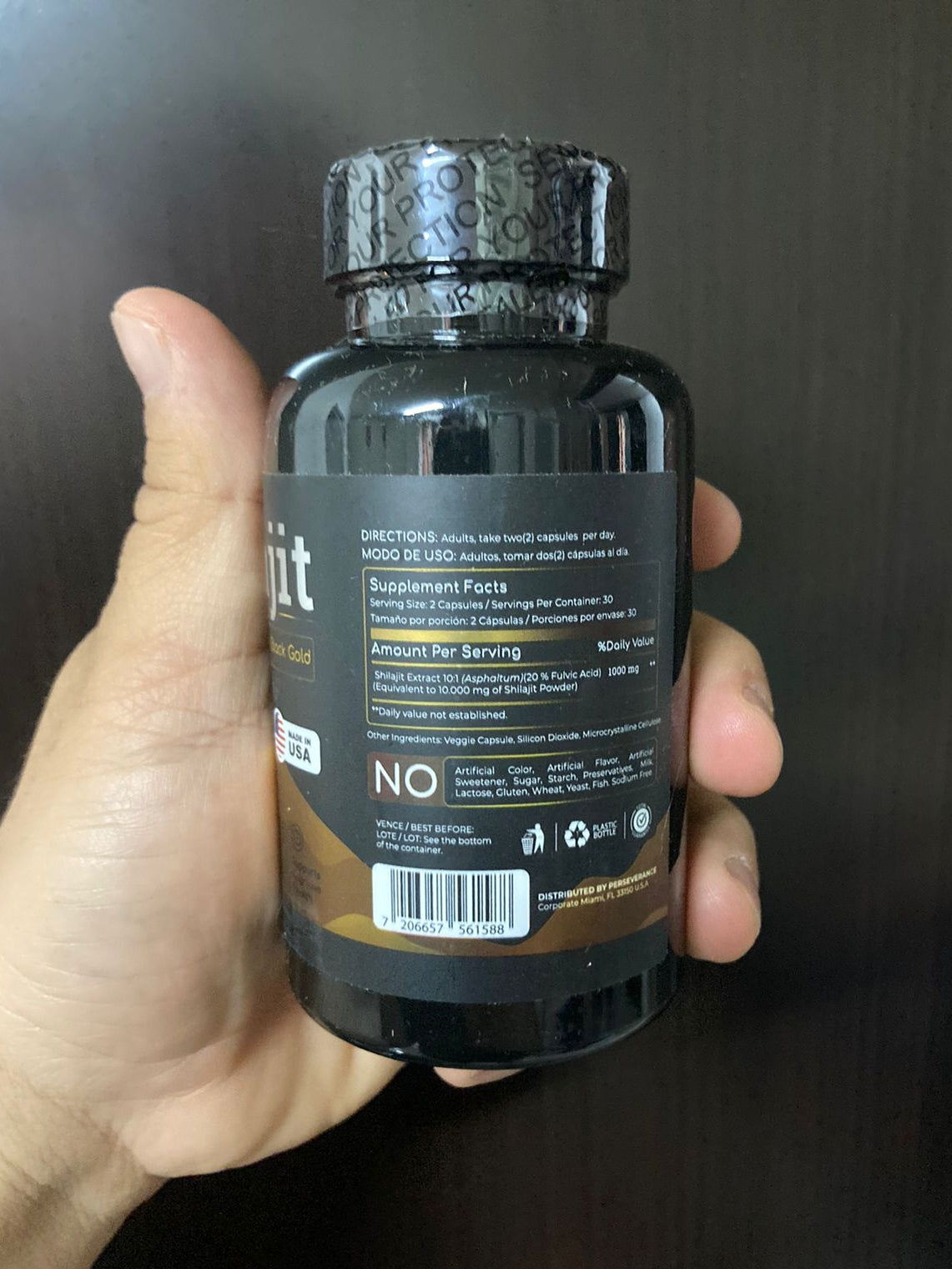 Shilajit - 60 capsulas