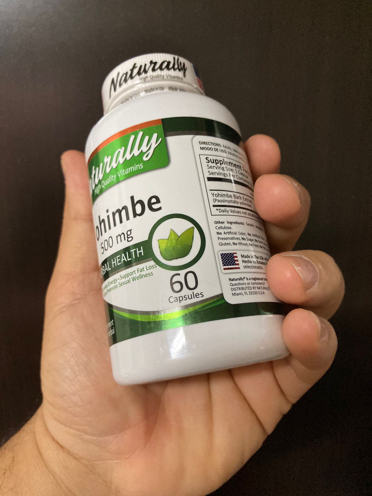 Yohimbe - 60 cápsulas