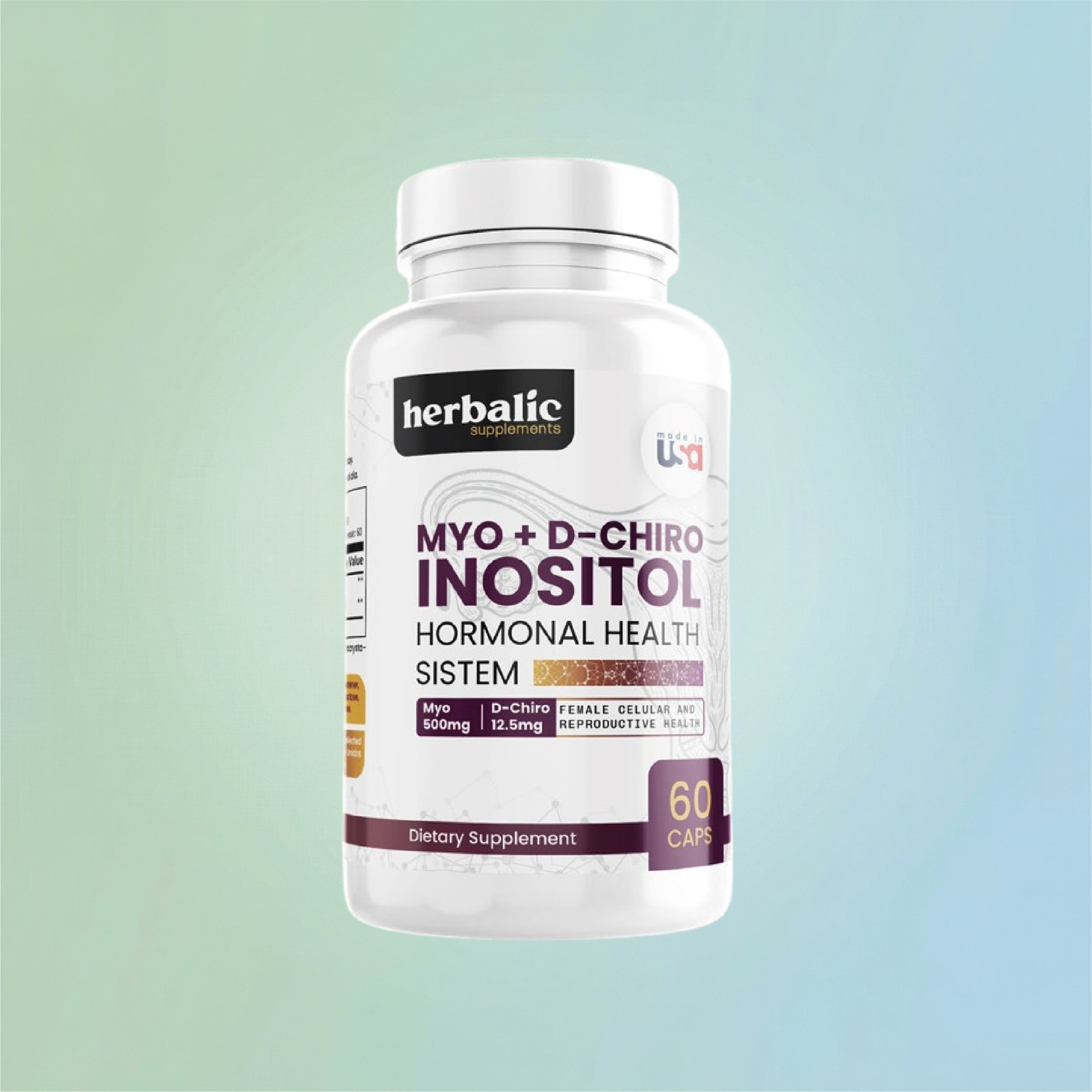 Myo & D-Chiro Inositol 12,5 mg 60 cápsulas