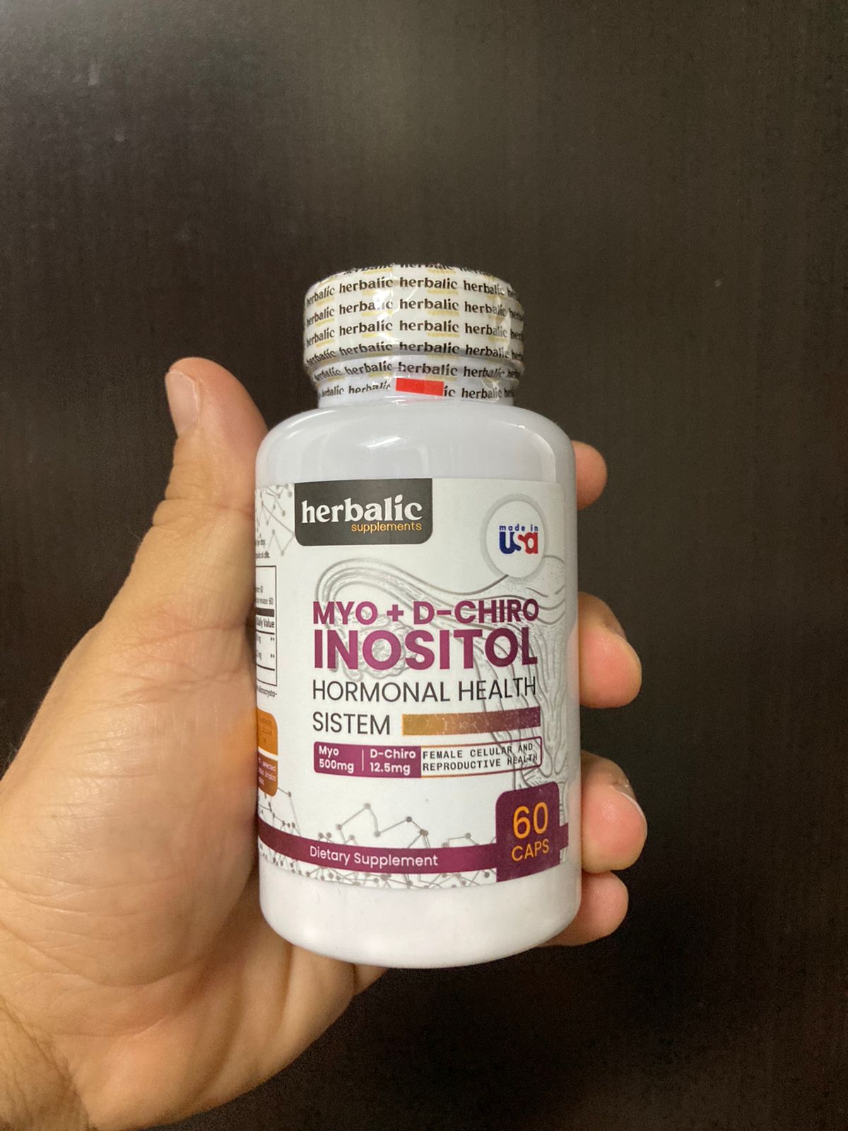 Myo & D-Chiro Inositol 12,5 mg 60 cápsulas