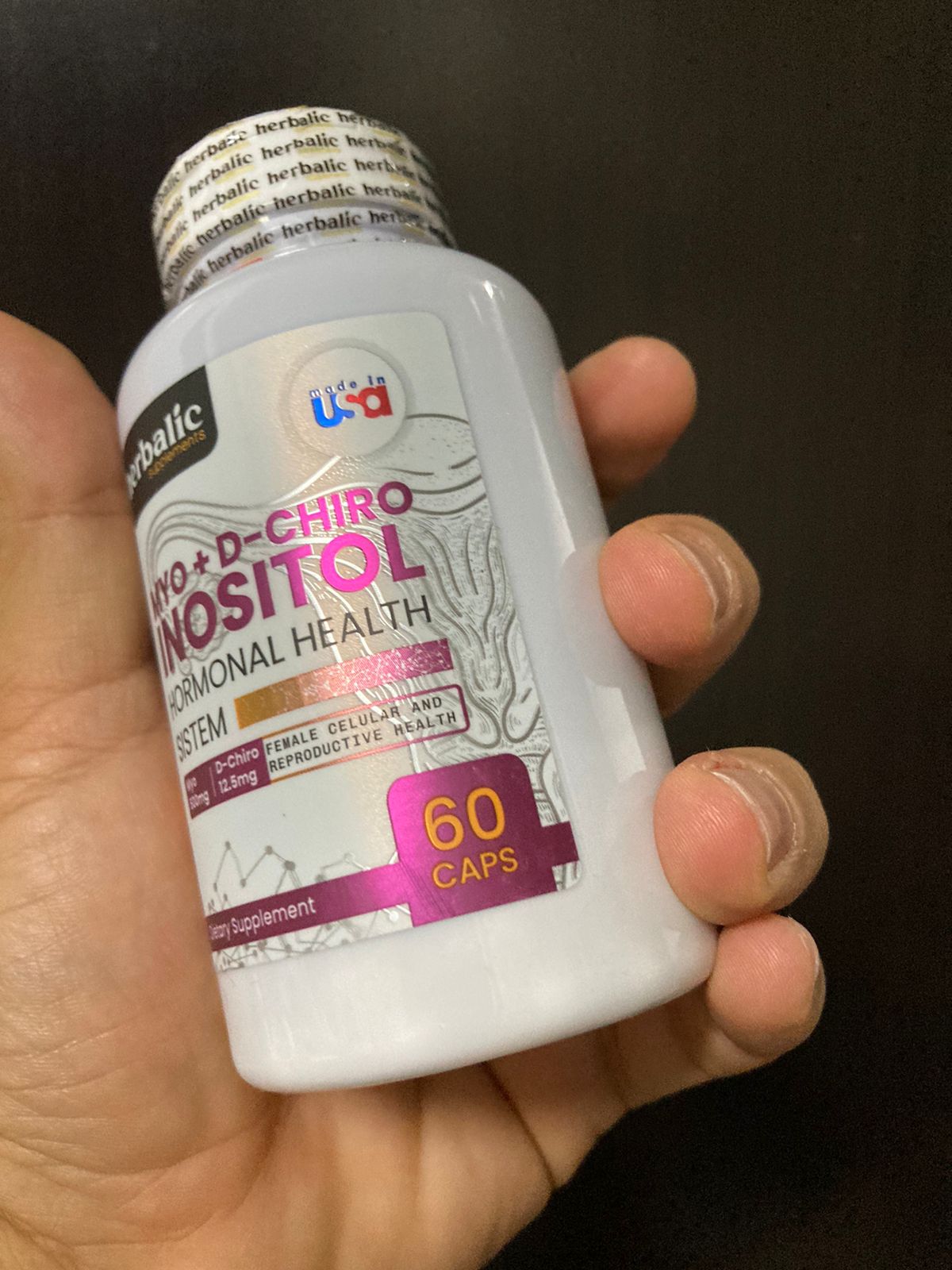 Myo & D-Chiro Inositol 12,5 mg 60 cápsulas