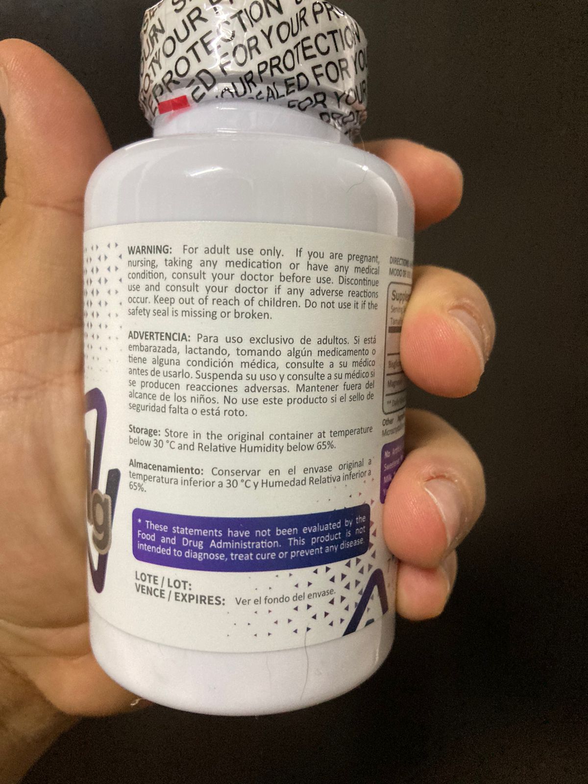 Magnesium Bisglycinate 500 mg 60 cápsulas.